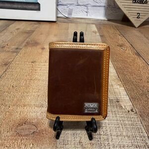 Nocona leather men’s trifold wallet brown / tan